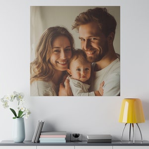 Matte Canvas, Stretched, 0.7, Personalized Photo to Canvas Print Wall Art, Custom Your Photo On Canvas Wall Art HD Printed