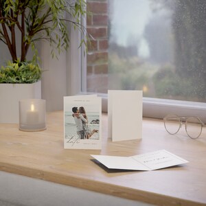 Cartões de felicitações de casamento, cartão postal personalizado, convite personalizado (1, 10, 30 e 50 unidades)