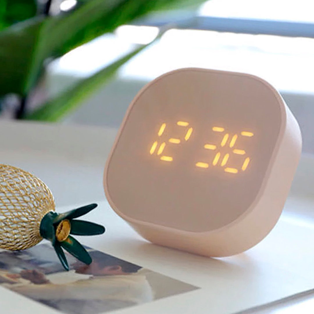 Table Clock Art Deco Clock Digital Clock Kids Room Clock - Etsy