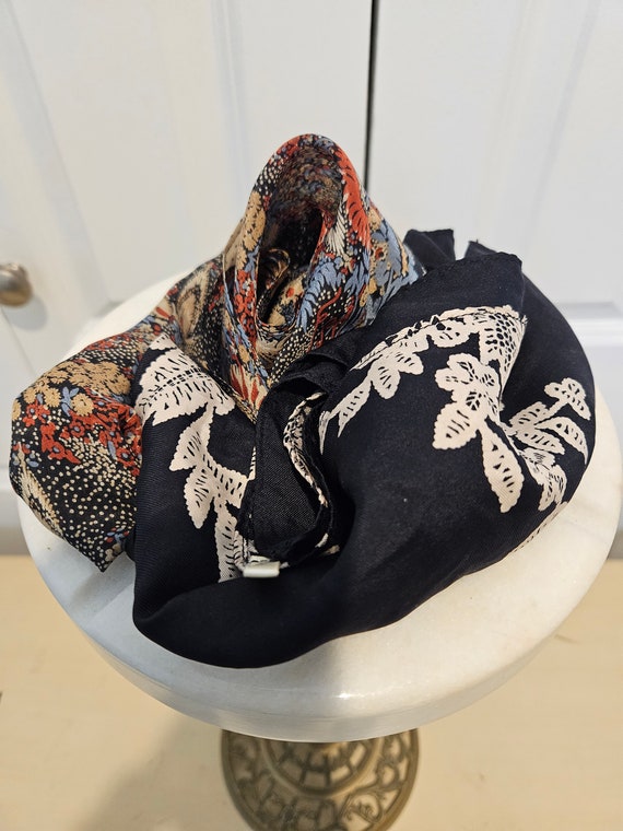 A pair of pretty silk scarves