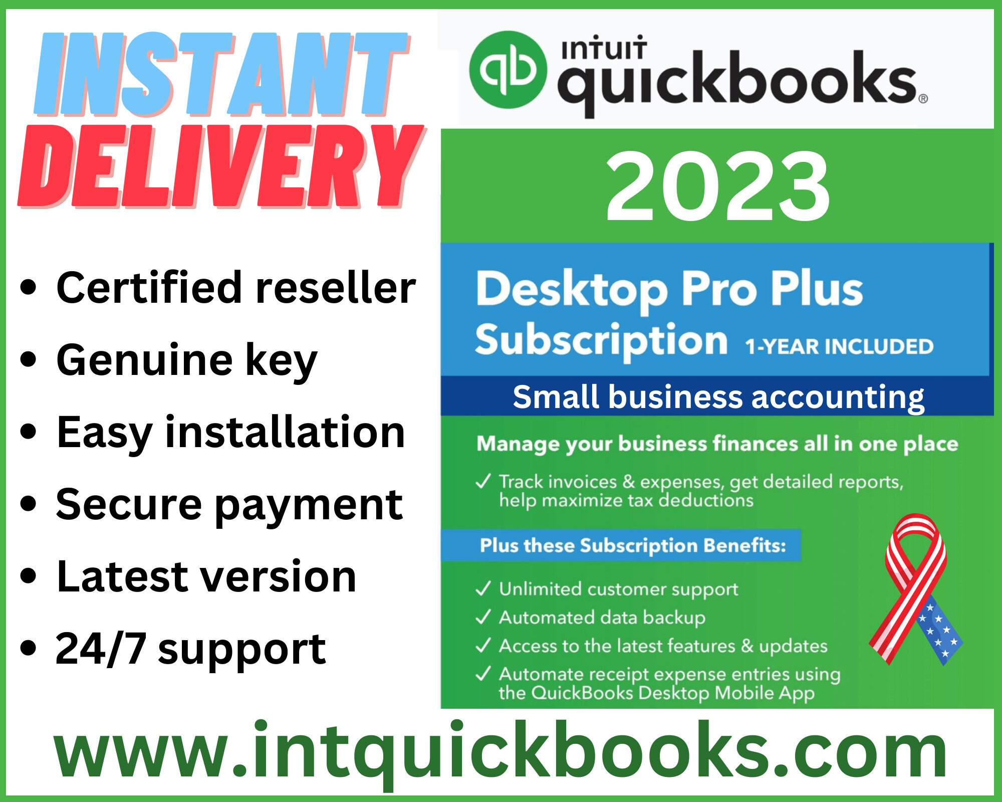 Quickbooks Desktop 2023 Pro Plus 1 Year Subscription US Etsy Nederland
