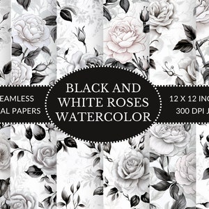 Decoupage Paper Pack (24 Sheets 6"x6") Paper Flowers # Vintage Styled Pattern Paper For Decoupage, Craft And Scrapbooking