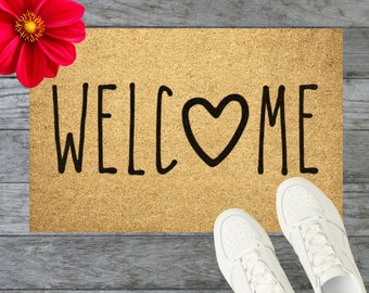 Welcome Doormat - Welcome, doormat, welcome mat, coir doormat, cute doormat, large doormat, unique doormat, trendy doormat