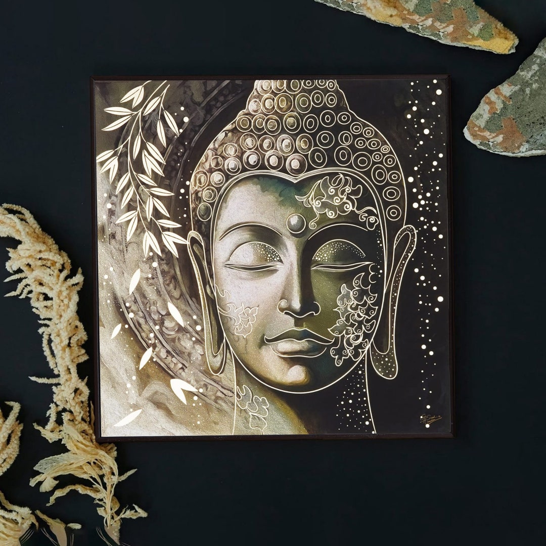 Buddha Wall Painting Buddha Painting Handicraft Items Handmade Painting