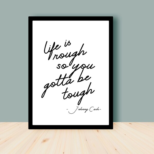 Johnny Cash Quote - Etsy