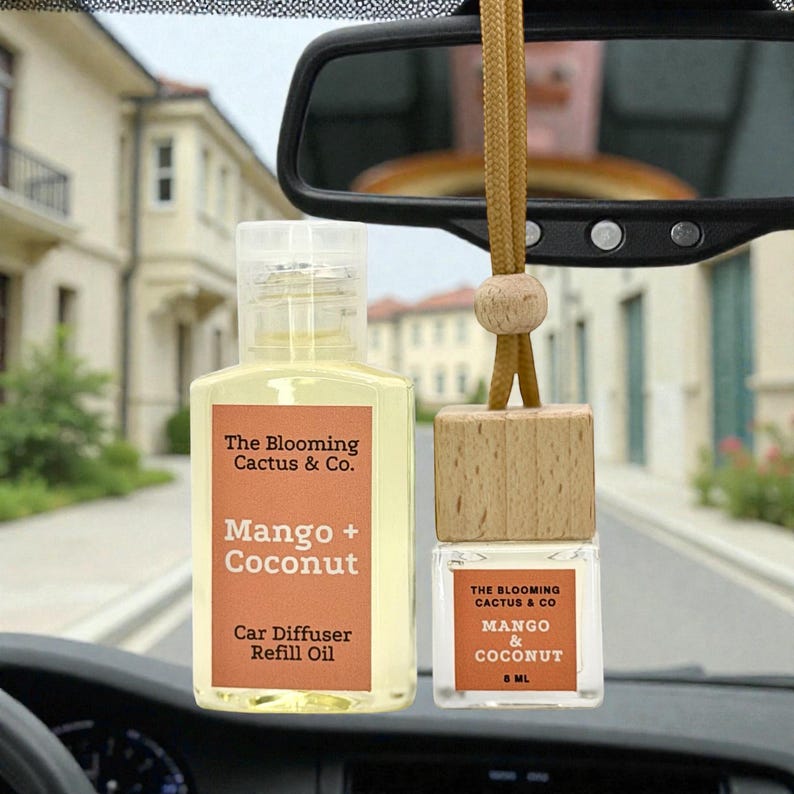 Ocean Breeze Car Diffuser With Refill – Long-lasting Phthalate-free ...