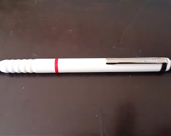 Stylo à bille blanc Rotring Tikky Original vintage des années 1980-1990 Tout neuf