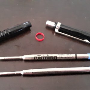 Rotring Tikky Black Ballpoinnt Pen Original Vintage 1980s-1990s Brand New