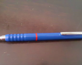 Rotring Tikky Grey Ballpoinnt Blue Original vintage années 1980-1990 Tout neuf