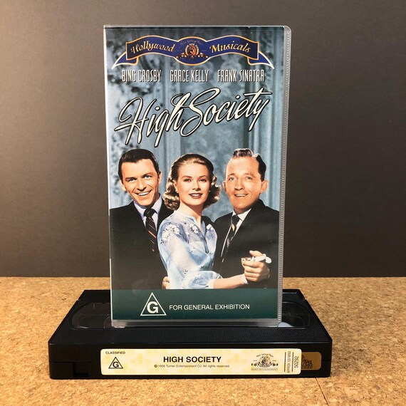 High Society 1956 VHS Video Tape: Starring Grace Kelly, Bing  