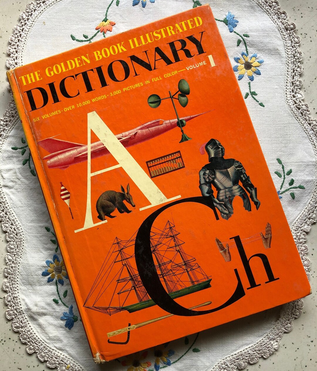 Set of 6 the Golden Book Illustrated Dictionary AZ1961 Etsy