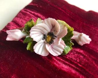 Vintage 1960’s Capodimonte Floral Brooch/Pin - Various Colours/Styles