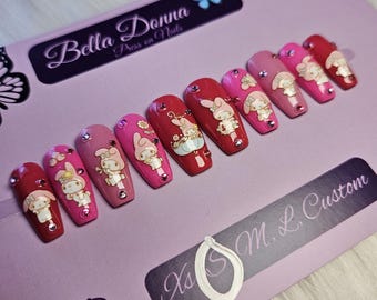 My Melody Press On Nails
