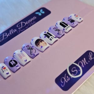 BTS Kpop Press On Nails