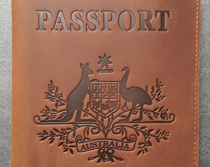 Genuine Leather Passport Holder / Cover