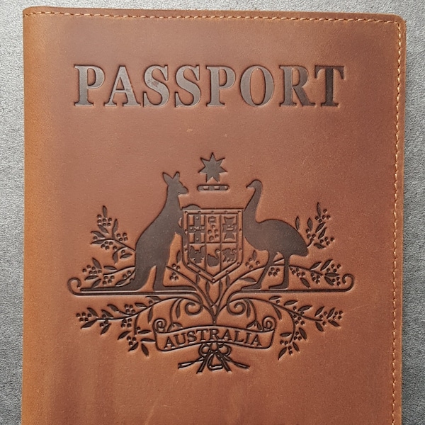 Genuine Leather Passport Holder / Cover