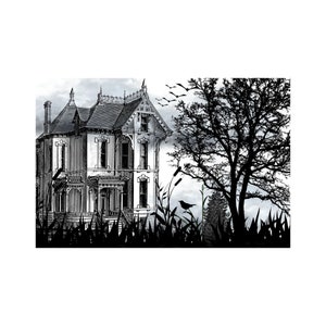 House Digital Wall Art Print