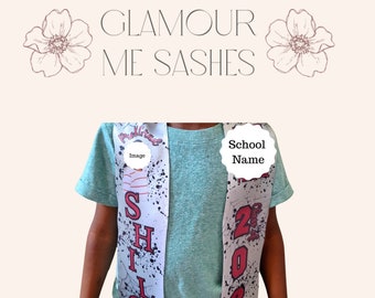 Pre-K Graduation Stoles, Kindergarten Graduation Stoles, Cartoon Graduation Stoles, Customized Stoles