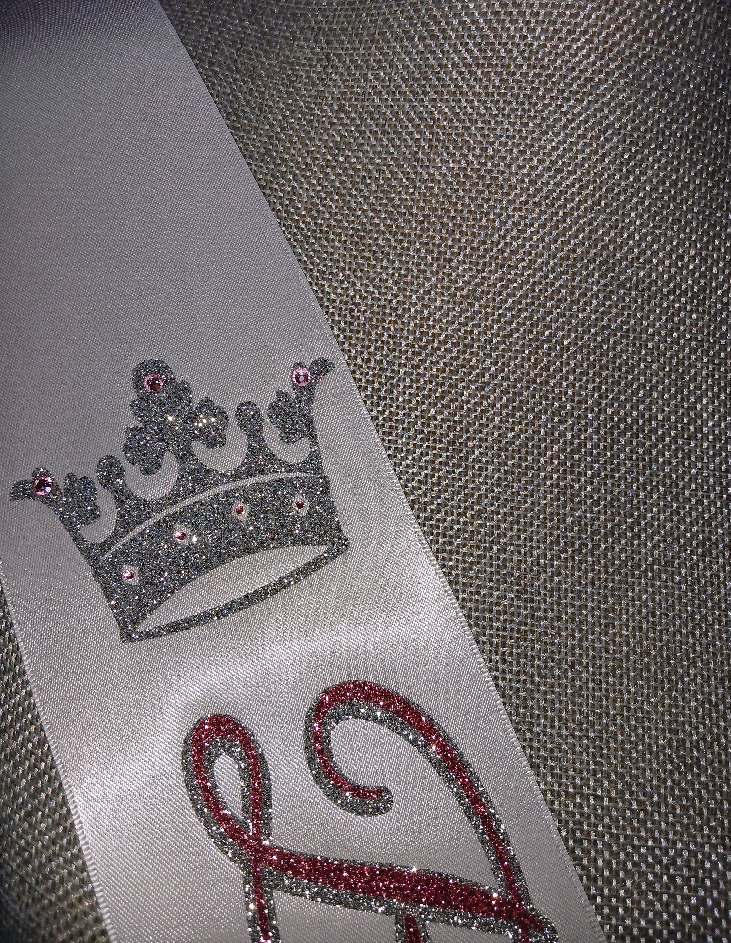 First Class Ribbon Custom Sash, Ribbon Sash, Birthday Sash, Pageant Sash, Glitter Sash ...