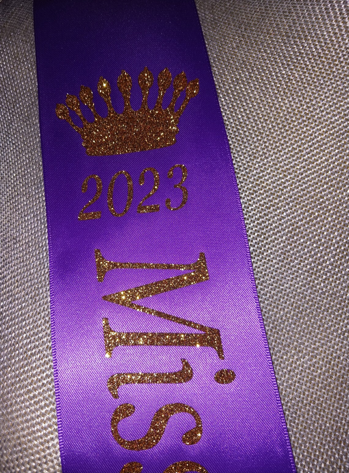 Custom Sash, Pageant Sash, Ribbon Sash, Satin Sash, Glitter Sash ...