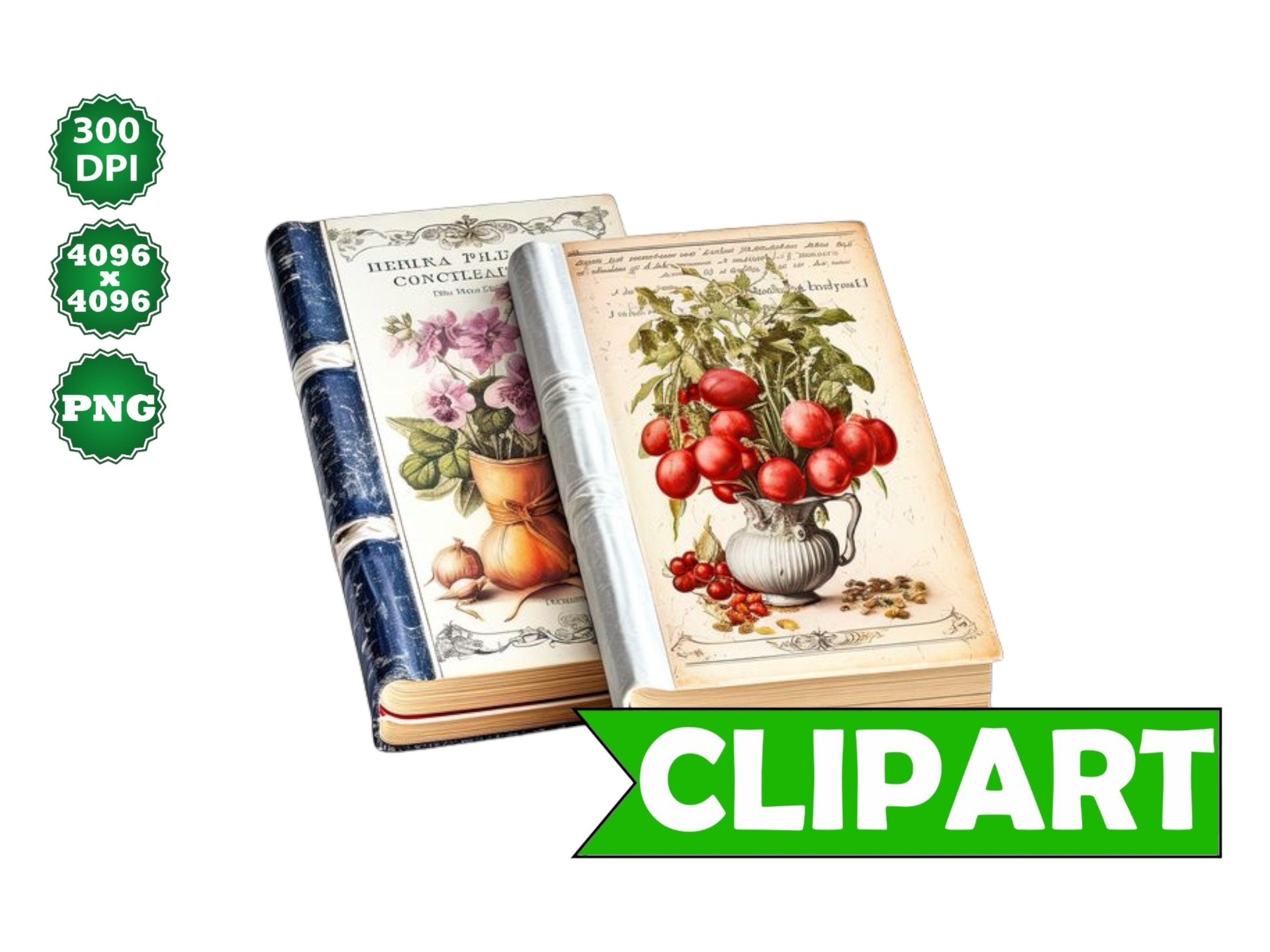Watercolor Clipart Antique Recipe Books Card Making Digital Etsy Watercolor Clipart Antique Recipe Books Card Making Digital Etsy