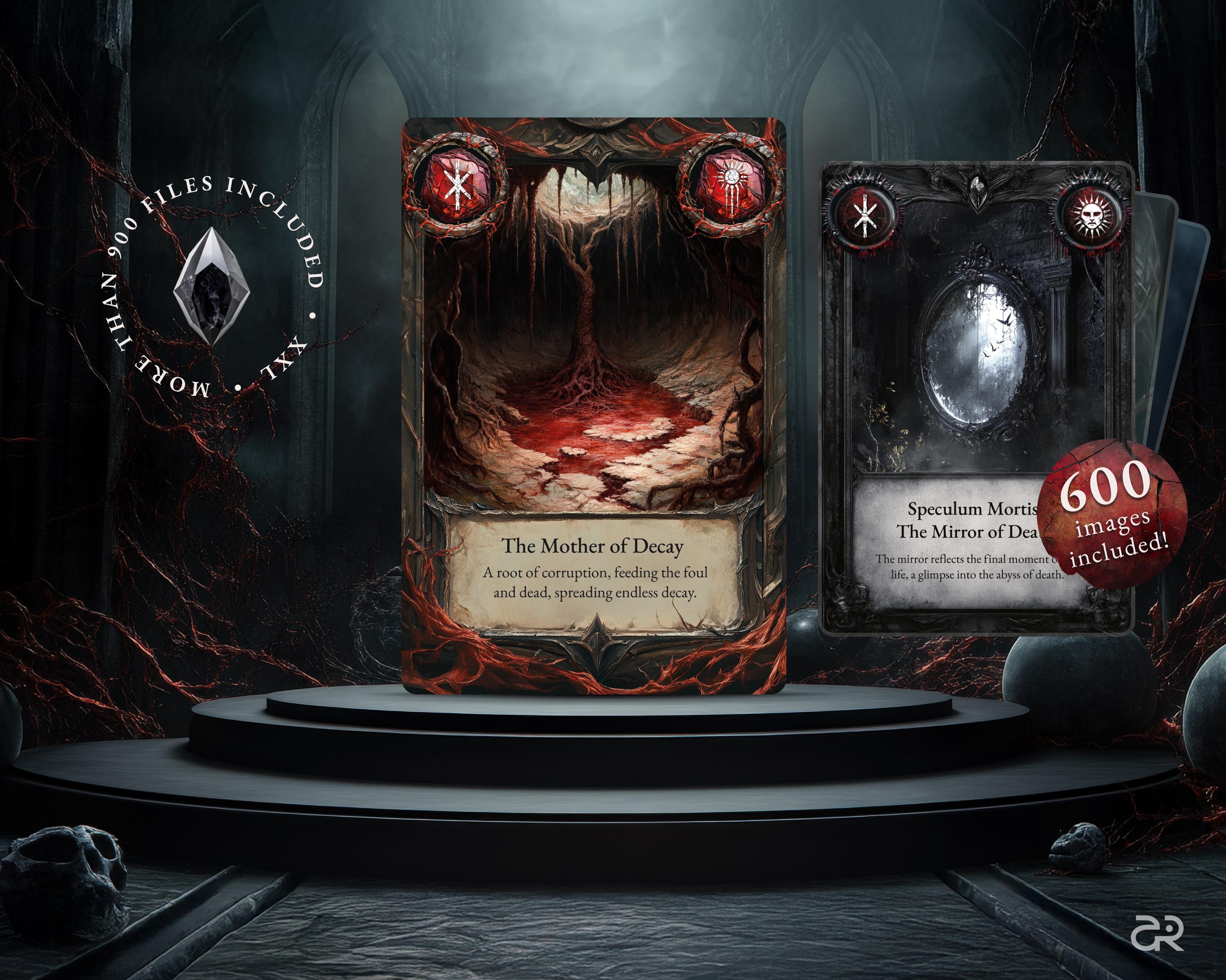 Milaget Boîte pour Jeu de Cartes Contient 1800 Cartes Organisateur de Rangement pour Cartes de Jeu Étui pour Cartes de Sport Noir Rouge