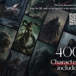Dark Fantasy Charaktere: 400 verschiedene Figuren aus der Welt des Dark Fantasy zur Verwendung in Trading Card Games