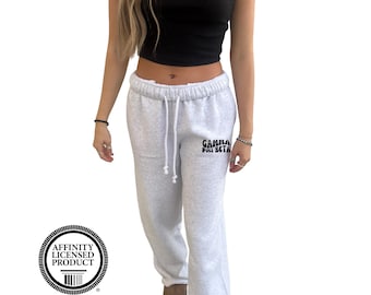 Gamma Phi Beta Fleece Sweatpants | Super Soft & Cozy | Wide Leg | Puff Writing | Sorority Apparel | Sorority Merch Sisterhood