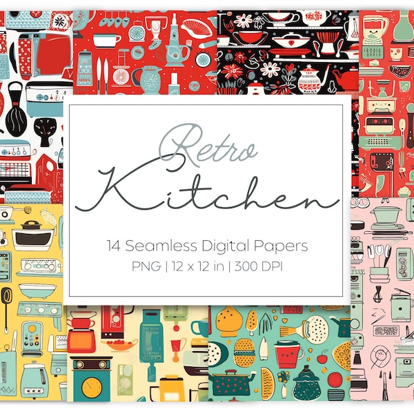 Vintage Kitchen Etsy