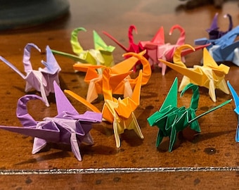 10 - 100 Miniature Origami Dragons!