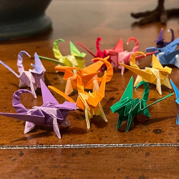 10 - 100 Miniature Origami Dragons!