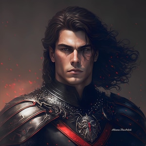 Male Fantasy Character Art, Digital Downloads, AI Art, Character Art, AI Digital Prints, Warrior Artwork, Character Prints, Book Gifts