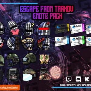 Escape From Tarkov Emote Pack Discord Emote Emote Streaming