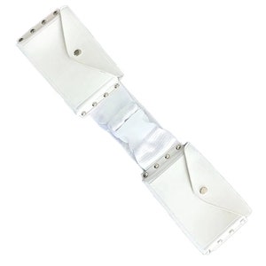 Ihram Gürtel für Hajj & Umrah Weißer Baumwollgürtel mit Taschen Pilgergürtel afbeelding 2