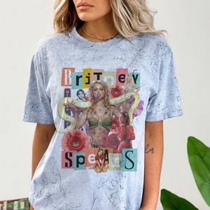britney homage t-shirt, britney spears shirt vintage unisex, early 2000s clothing for women, early 2000s clothing men, early 2000s clothes