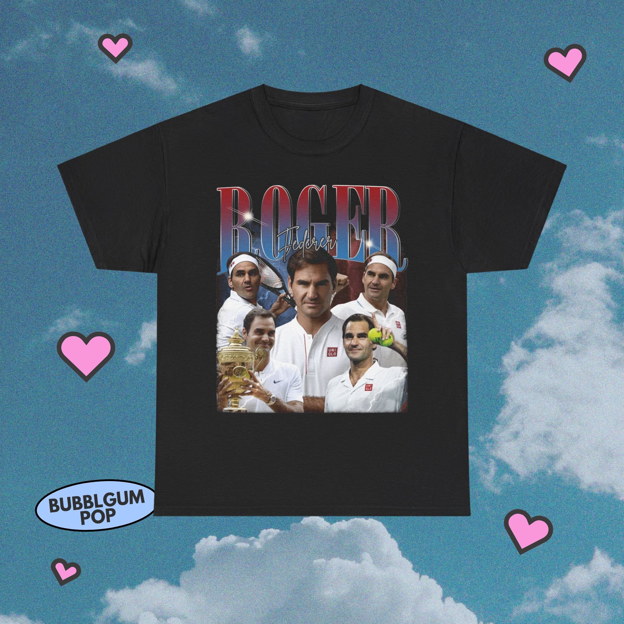T-shirt Federer Uniqlo Blanc Croix Suisse - Tennis - Taille L Neuf Avec Étiquettes