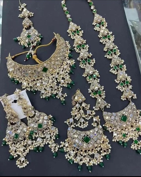Traditional Bridal Indian Pakisatni Bangladeshi Neplese Kundan