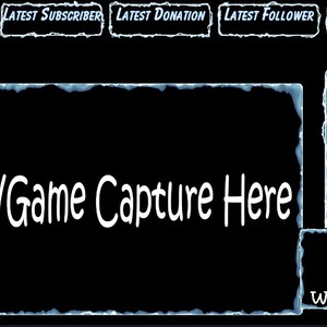 Blue Electric Stream Overlay