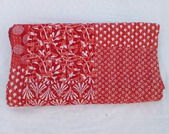 Kantha Quilt Throw bedspread Indian Quilt,Gift for Full Quilt Cotton,Handmade Kantha quilt Home Decore Kantha Quilt King