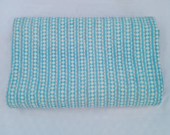 Kantha Quilt Throw bedspread Indian Quilt,Gift for Full Quilt Cotton,Handmade Kantha quilt Home Decore Kantha Quilt King