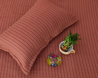 Organic cotton Solid Quilt Indian Kantha Quilt Bedding Kantha Queen Quilt Winter Blanket Bedding Bedspread Organic cotton