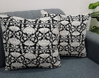 Decorative Cushion Covers Customize Size Pillows Shames Pillows Hand block Print Handmade Kantha Work Hand stitched Pillow 1 Pieces
