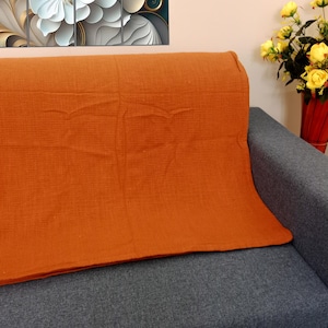 Premium Sofa Lightweight Quilts Throws Knit Woven Cotton Decorative Couch Kantha, Soft Cotton Boho Blanket Throw, Home Decor, Christmas Gift
