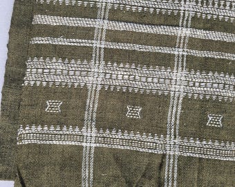 Premium Indian Wool Throw Soft Cotton Blanket Handwoven Brown Wool Throw, Designer Decorative Sofa Throw, Handmade Cottage Living Room Décor