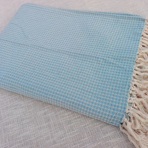 Sofa throw Cozy Lightweight Knit Woven Cotton Decorative Couch, Bed Sofa Travel All Seasons Throw Blanket with Tassels Cotton Throw Blanket