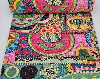 Indian Kantha quilt indian kantha,indian quilt,kantha,kantha quilt,kantha quilt king,kantha quilt queen,queen kantha,queen