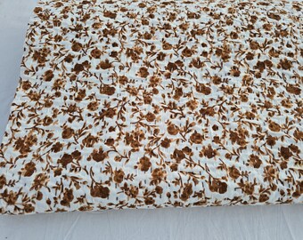 Kantha Quilt Indian Handmade Quilted Bedding Bedspread light weight quilt handstitched quilt block print cotton quilt neutral quilt blanket