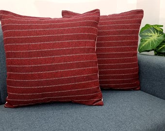 Decorative Cushion Covers Beautiful Cushion Covers JUTE Lining Fabric Pillow cases 1 Pieces All Size Pillow cases