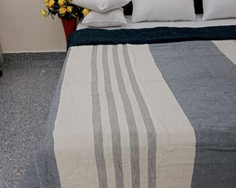 Organic cotton Solid Quilt Indian Kantha Quilt Bedding Kantha Queen Quilt Winter Blanket Bedding Bedspread Organic cotton
