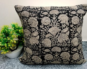 Cushion cover Pillow Cover All Sizes and Sofa Throw Home Decor Handmade Pillow Cover Indian | Modern Pillow Handblock print Handmade Throw